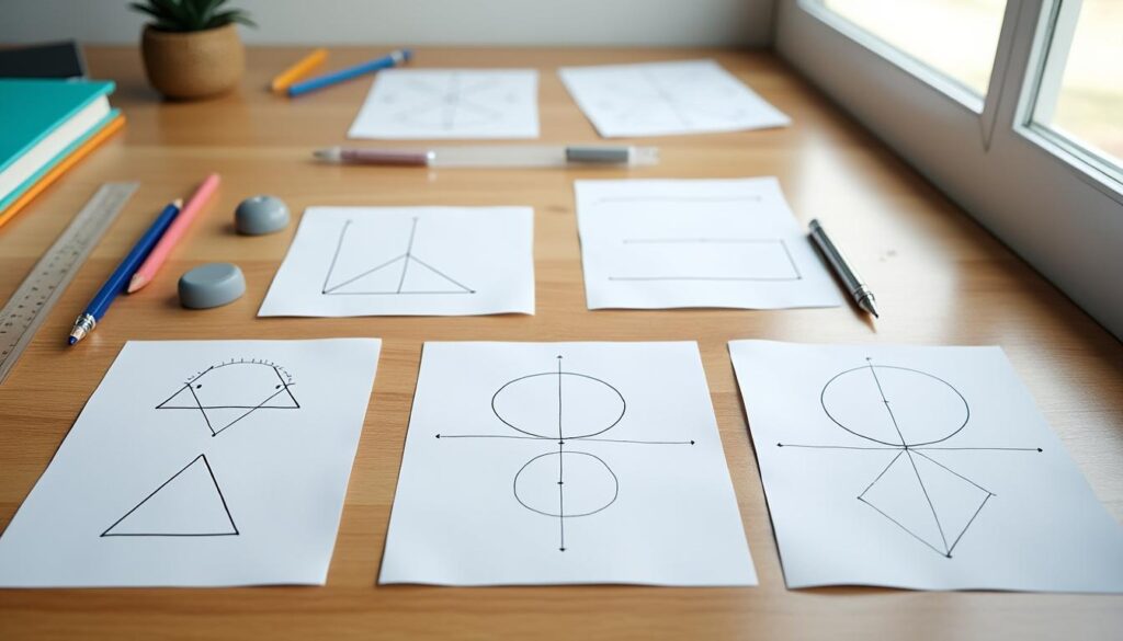 découvrez nos fiches pratiques et corrigés simples pour maîtriser l'exercice de la symétrie axiale. parfait pour réviser et s'entraîner efficacement.