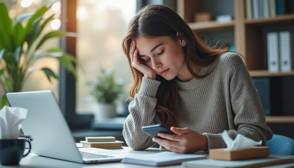 découvrez un message et un modèle efficace pour annoncer votre absence aujourd'hui pour cause de maladie, idéal pour prévenir rapidement et professionnellement.
